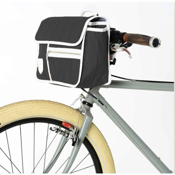 Goodordering Handlebar Bag Satchel Navy Blue — Bike Commuter Crossbody - Picture 1 of 12